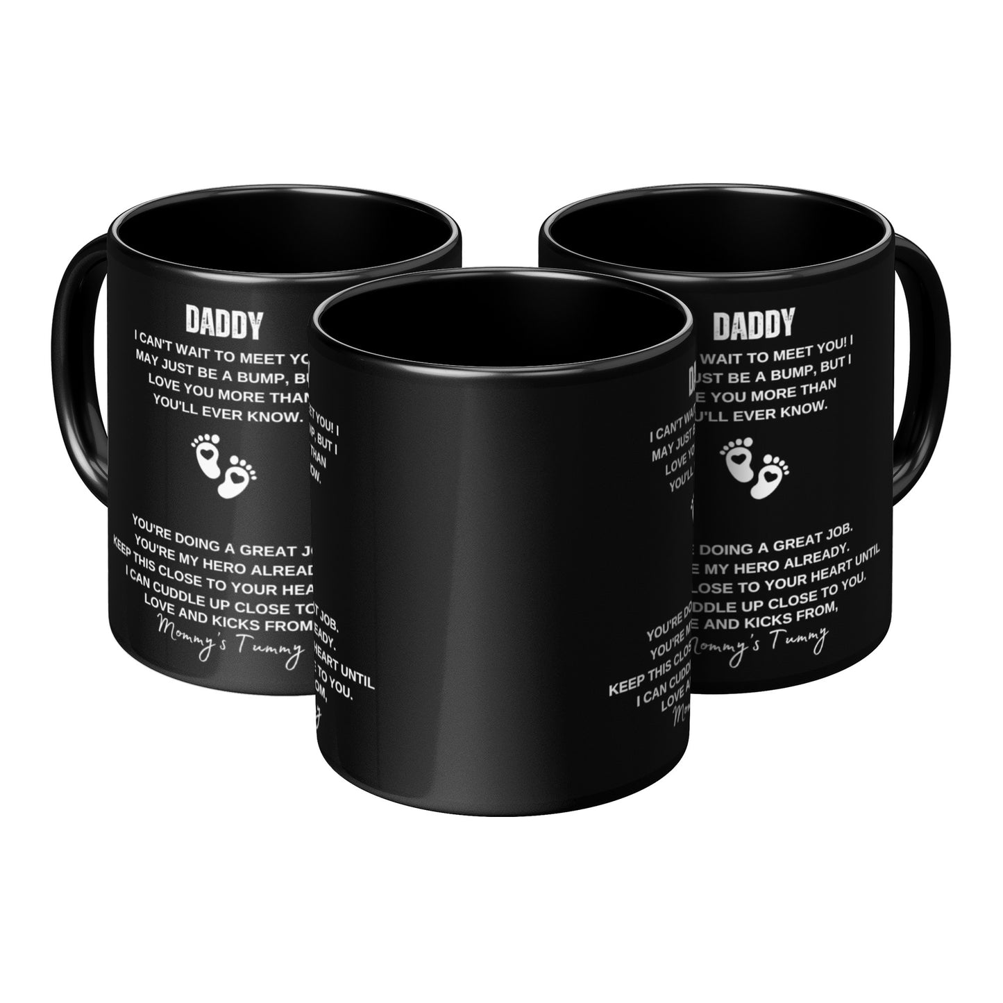 Can't Wait To Meet You - 11oz Ceramic Mug (Black)