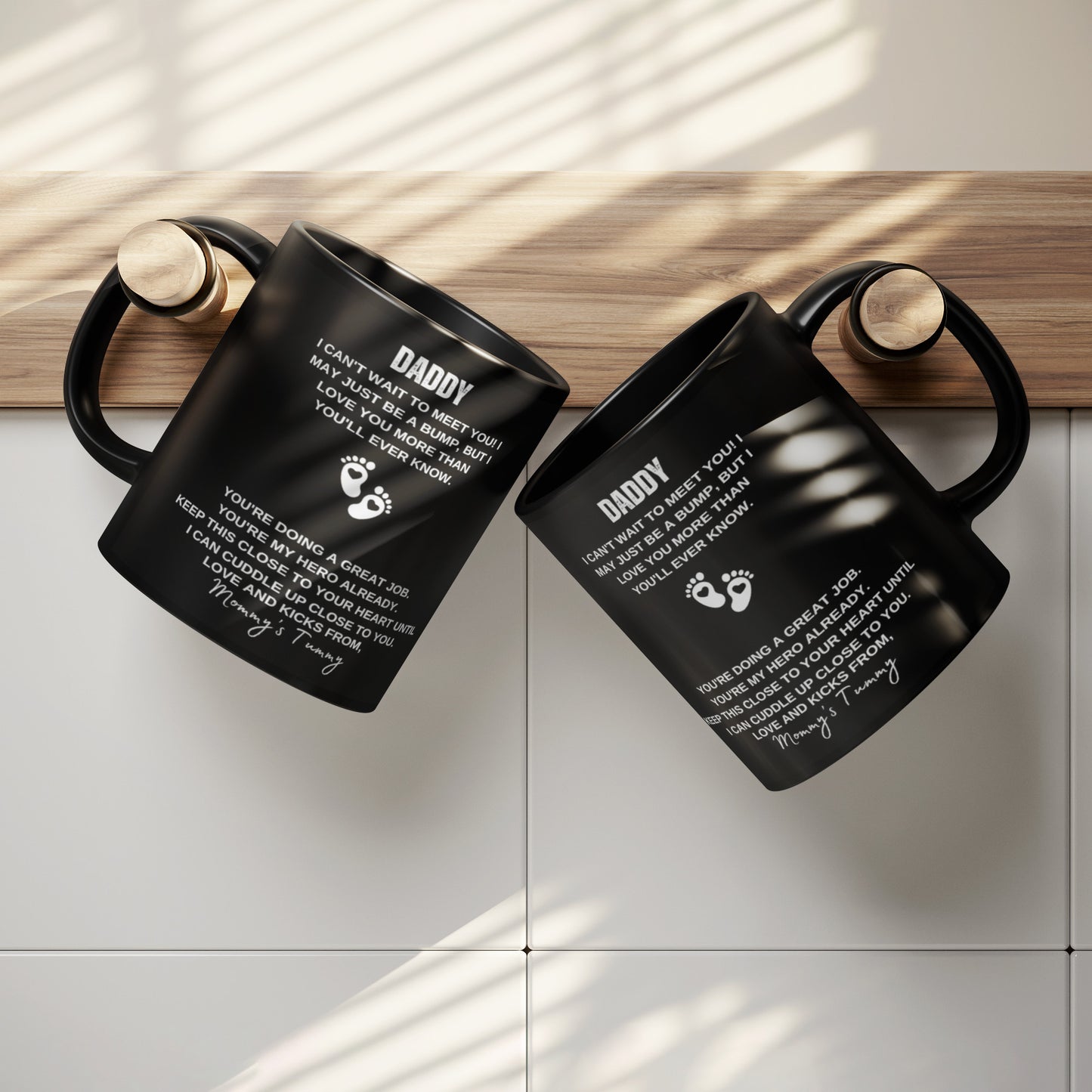 Can't Wait To Meet You - 11oz Ceramic Mug (Black)