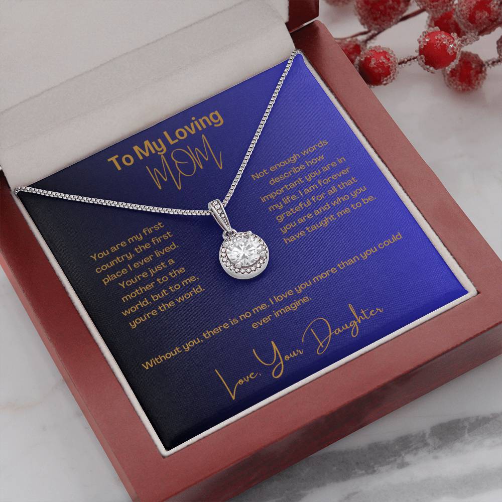 My Loving Mom | Eternal Hope Necklace | From Daughter