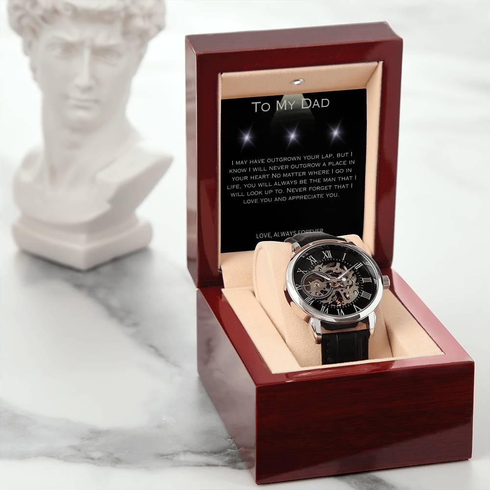 To My Dad | Men's Openwork Watch | Love Always Forever