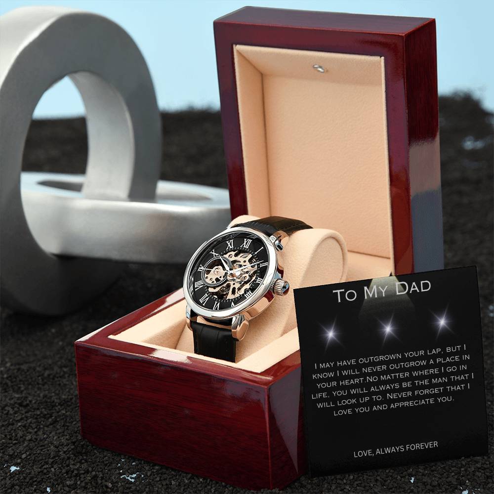 To My Dad | Men's Openwork Watch | Love Always Forever