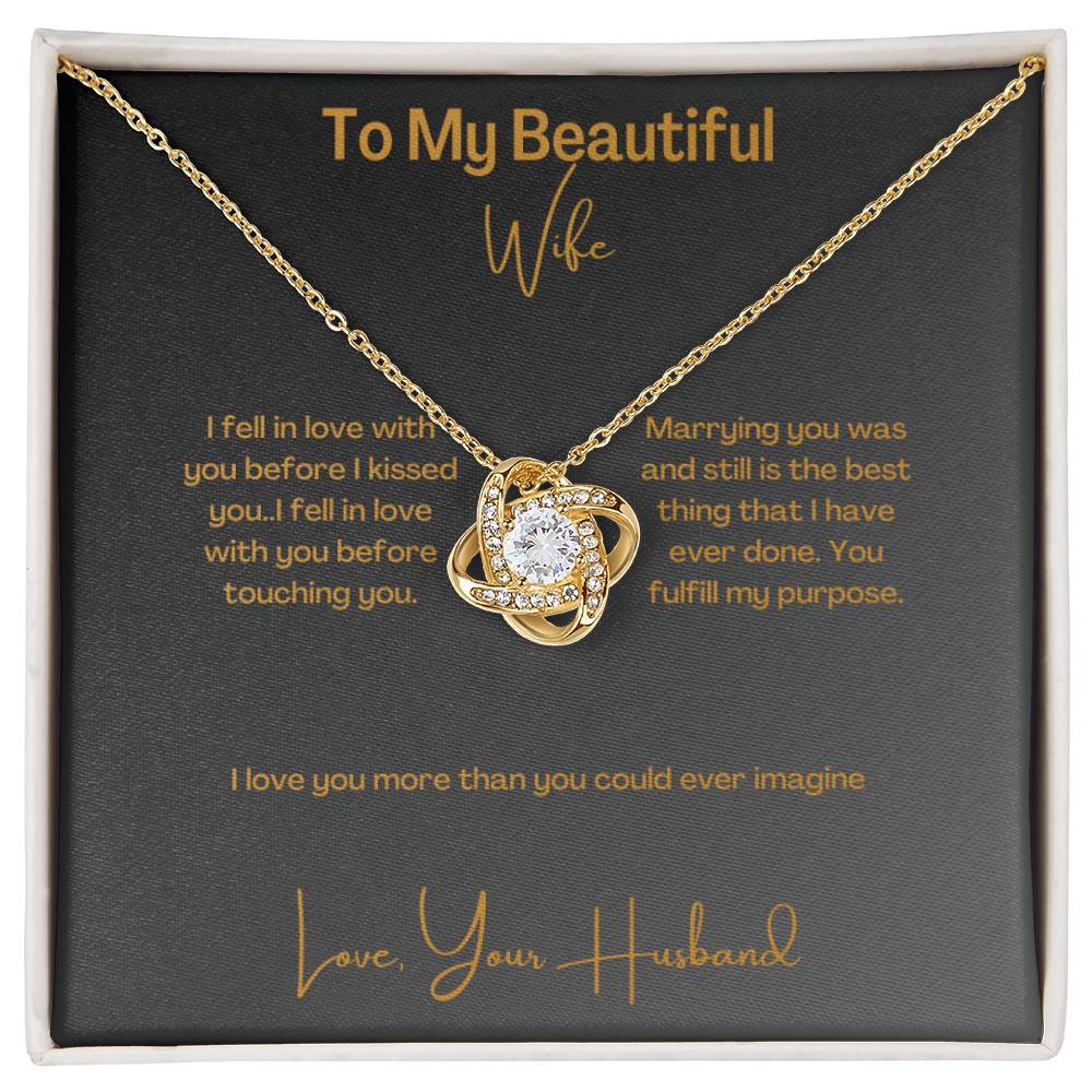 Beautiful Wife | Love Knot Necklace