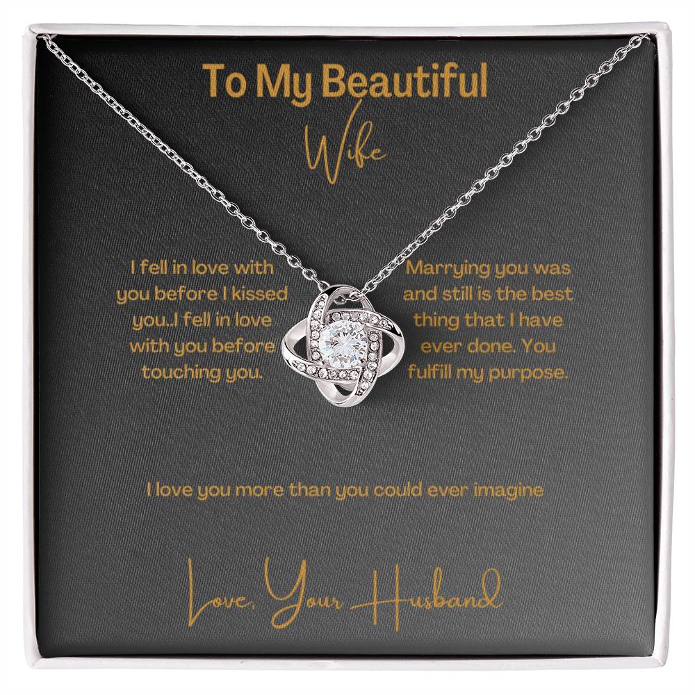 Beautiful Wife | Love Knot Necklace