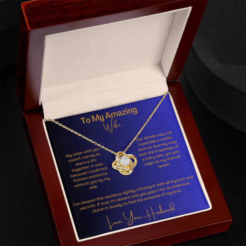 Amazing Wife | Love Knot Necklace