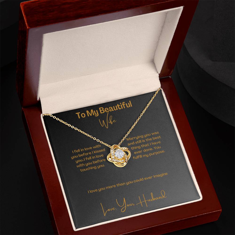 Beautiful Wife | Love Knot Necklace