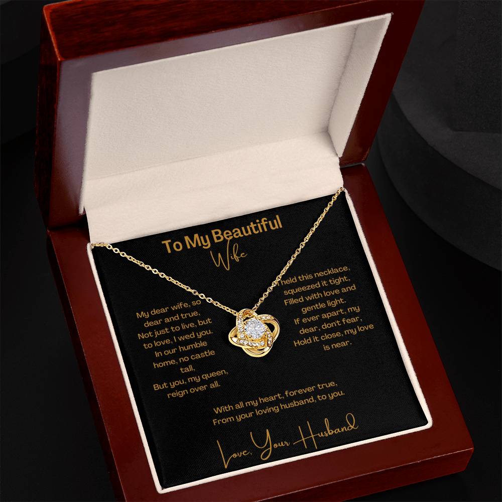 Beautiful Wife | Love Knot Necklace