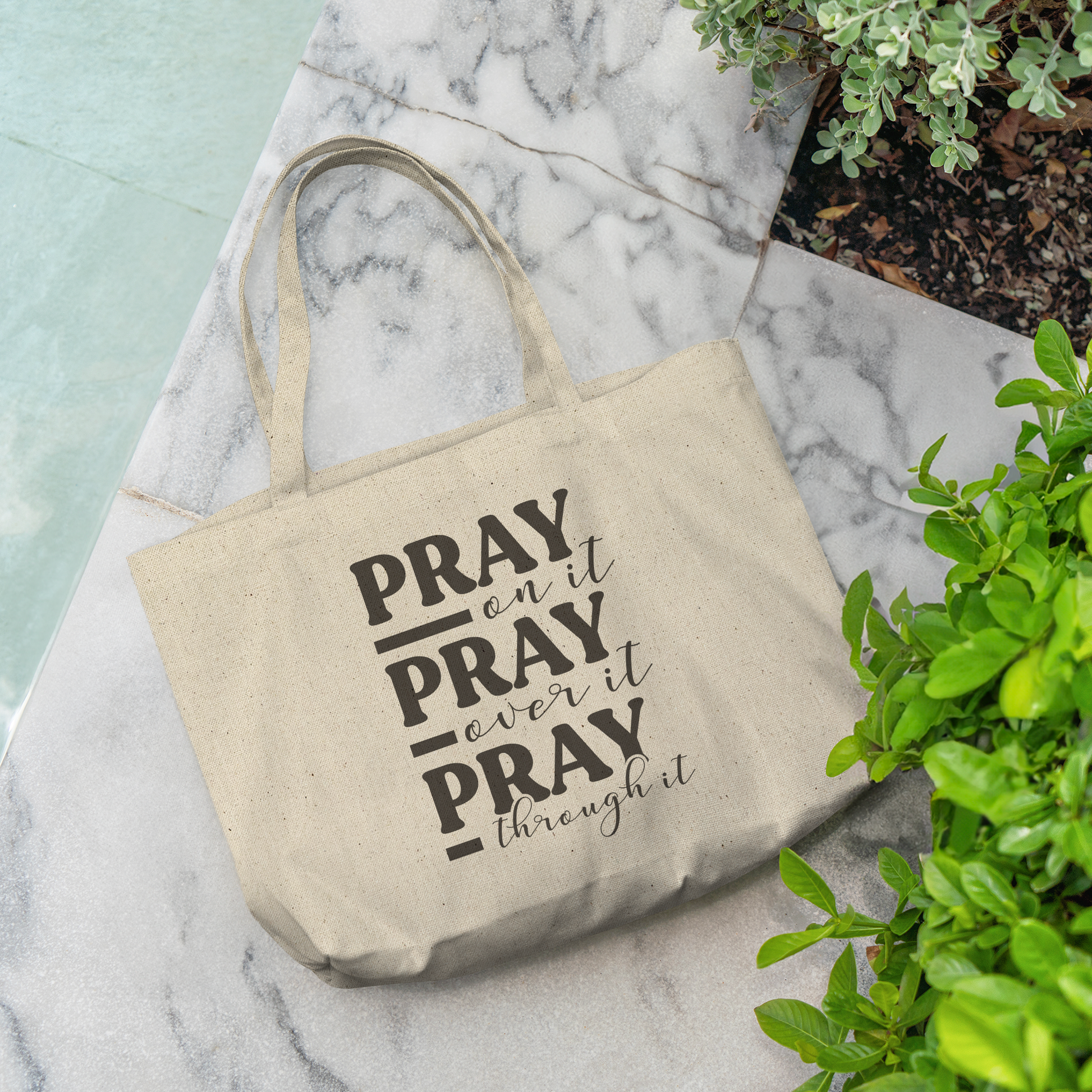Pray_On_It_Pray_Over_It_Pray_Through_It__CottonTote_L_Pool_Mockup.png