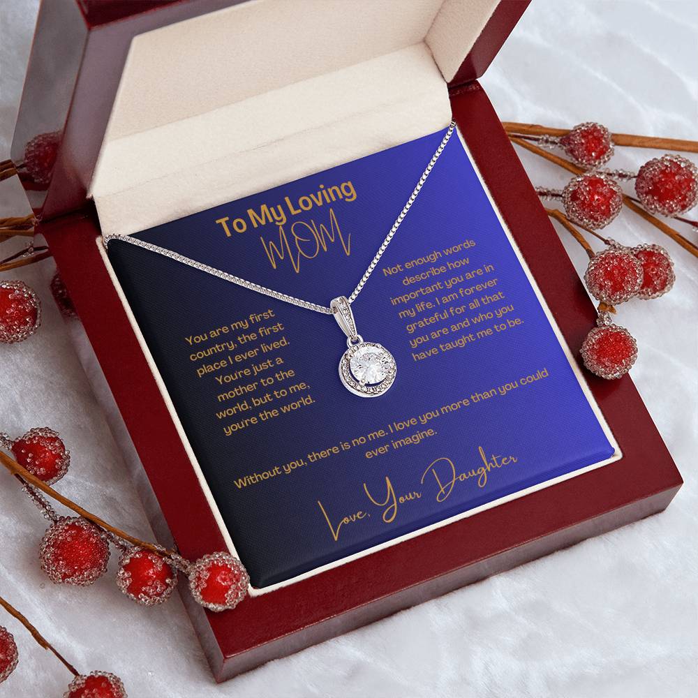 My Loving Mom  |  Eternal Hope Necklace  |  From Daughter