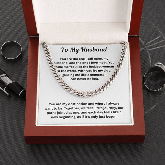 To My Husband | Cuban Link Chain