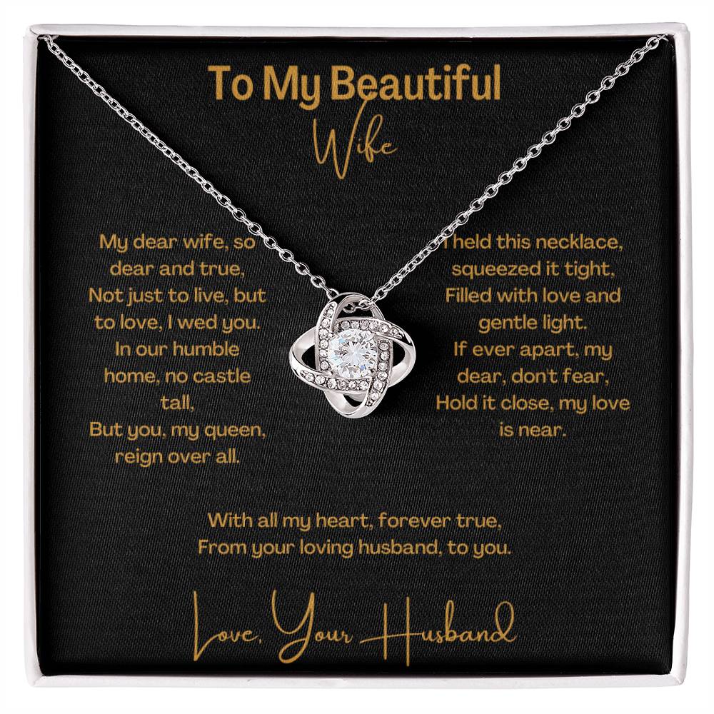 Beautiful Wife | Love Knot Necklace