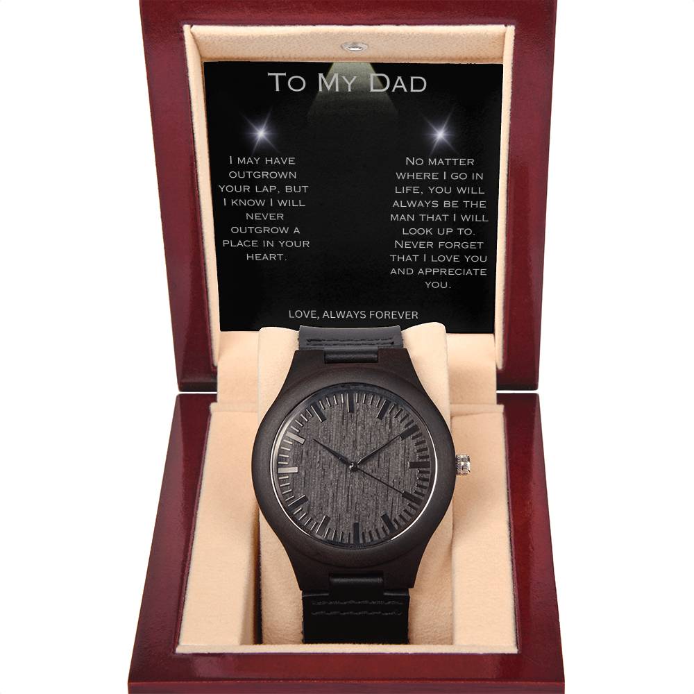 To My Dad  |  Wooden Watch  |  Love Always Forever